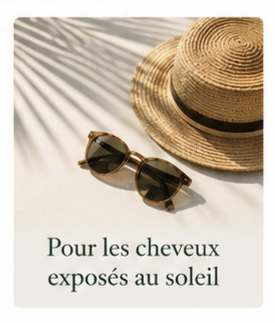 Pour Les Cheveux Exposés Au Soleil
