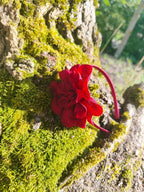 Serre tête Rose Bordeaux