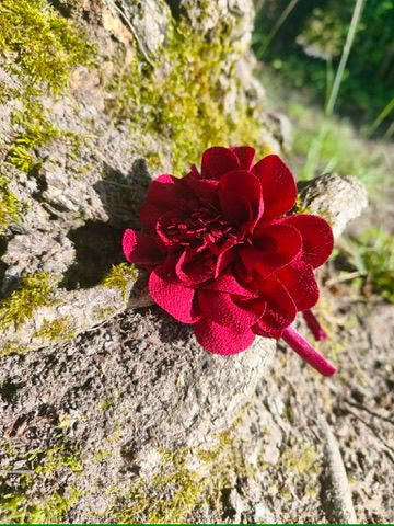 Serre tête Rose Bordeaux