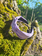Serre tête bandeau violet clair + strass