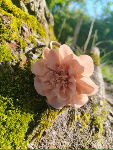 Serre tête Rose Marron clair