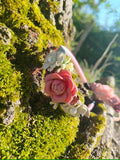 Serre tête mariage enfant ( petite rose )