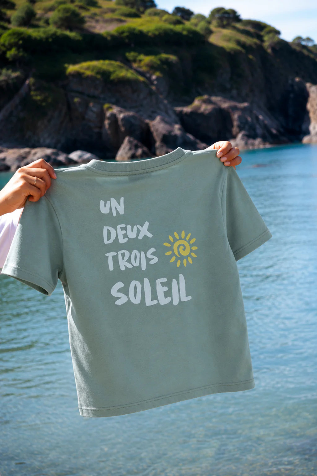 T-shirt enfant un, deux, trois soleil