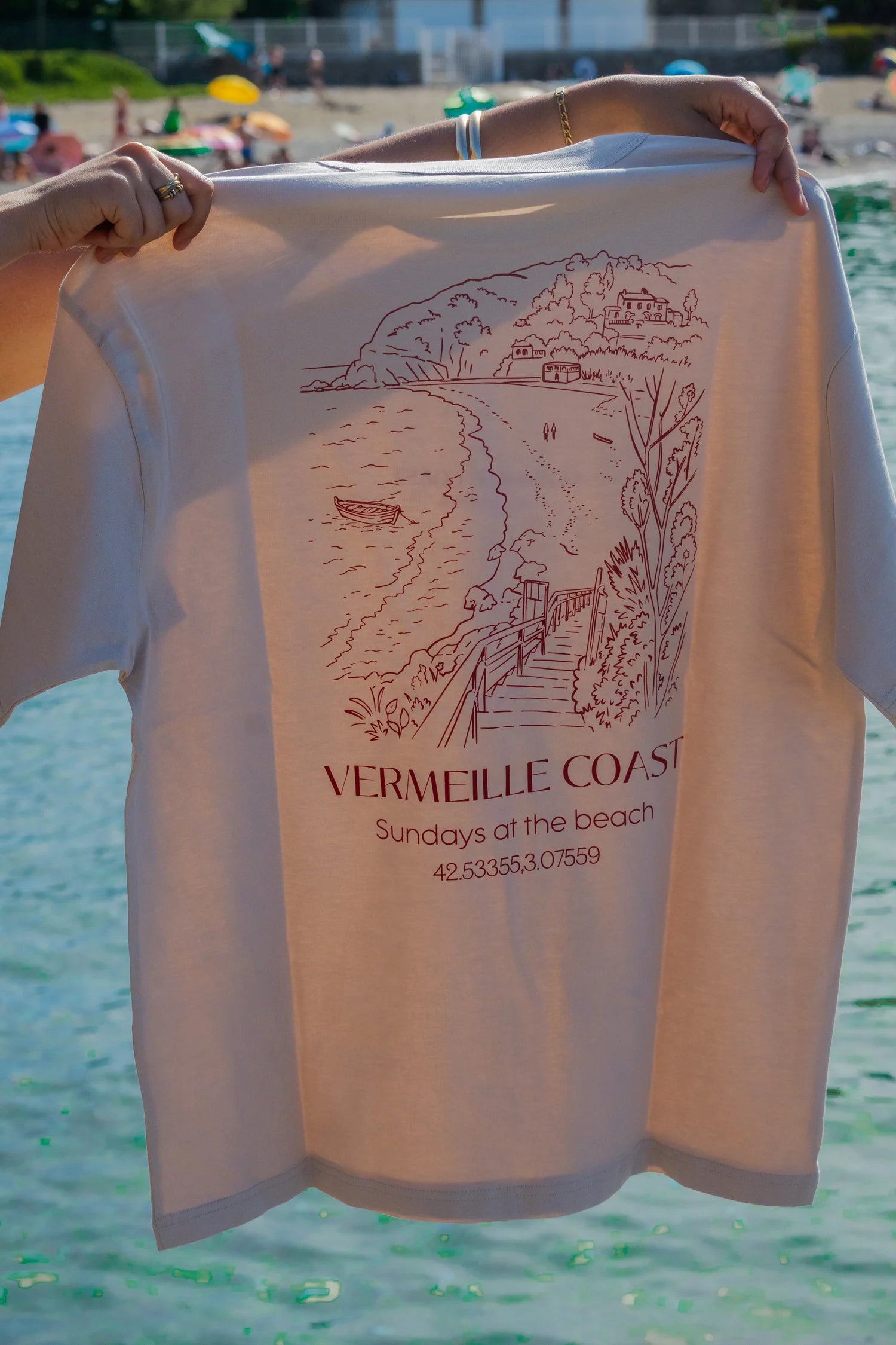 T-shirt l'ouille lin beige Homme