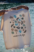 T-shirt ivoire Amor a la platja
